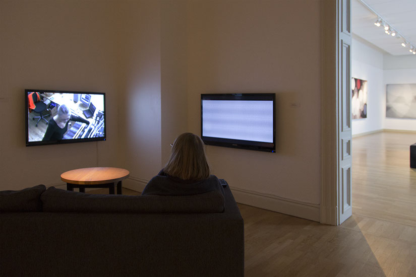 'Out of pixels' Nordic Textile Award 2017 exhibition view from Abecita artmuseum in Boraas Sweden