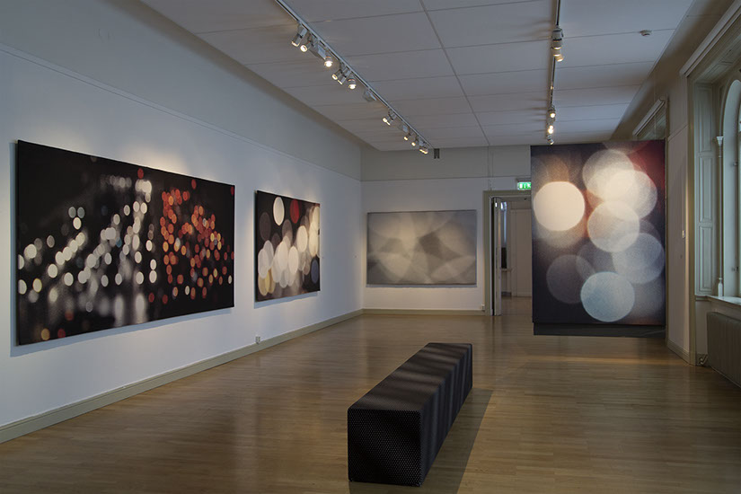 'Out of pixels' Nordic Textile Award 2017 exhibition view from Abecita artmuseum in Boraas Sweden