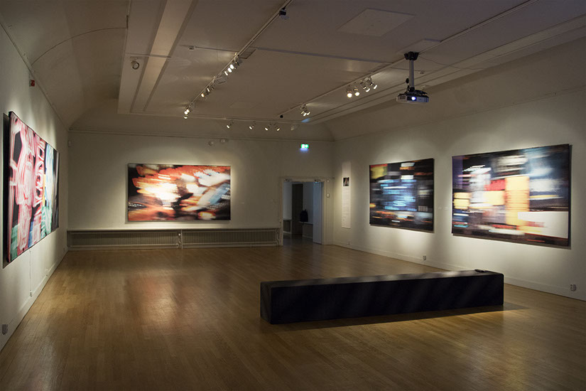 'Out of pixels' Nordic Textile Award 2017 exhibition view from Abecita artmuseum in Boraas Sweden