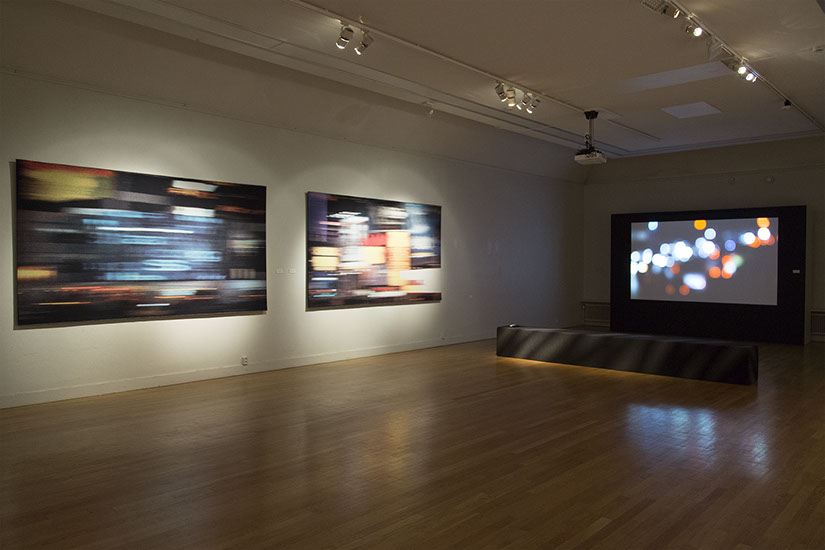 'Out of pixels' Nordic Textile Award 2017 exhibition view from Abecita artmuseum in Boraas Sweden